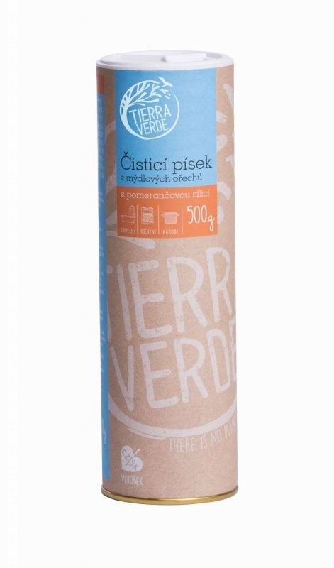 Čisticí písek s pomerančem Tierra Verde - 500 g + prodloužená záruka na vrácení zboží do 100 dnů