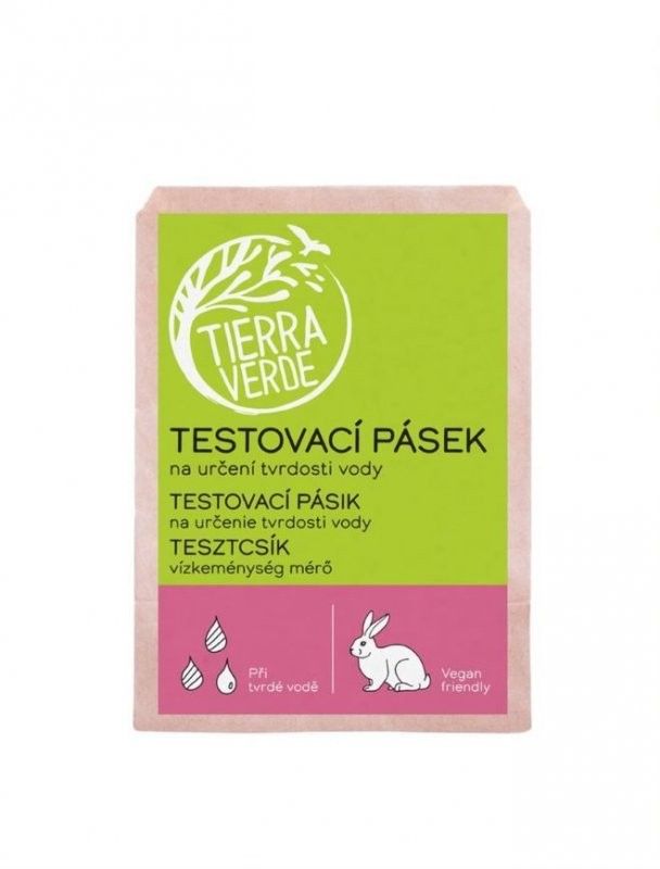 Levně Testovací pásek na určení tvrdosti vody Tierra Verde - 1 ks