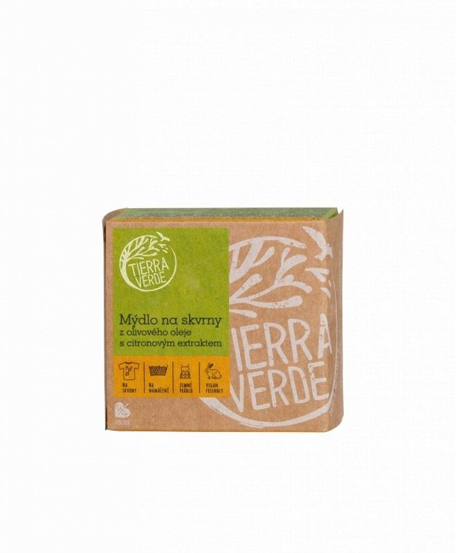 Levně Mýdlo z olivového oleje na skvrny Tierra Verde - 200 g