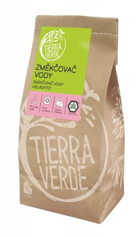 Levně Změkčovač vody pro účinné praní v tvrdé vodě sáček Tierra Verde - 850 g