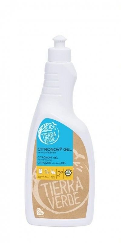 Levně Citronový gel na vodní kámen odstraňující usazeniny Tierra Verde - 750 ml