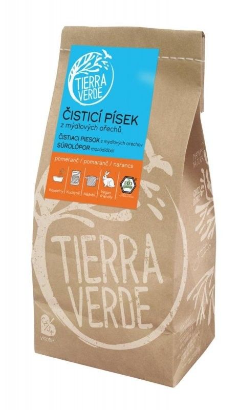 Levně Čisticí písek s pomerančem Tierra Verde - 1 kg