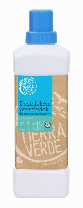 Levně Dezinfekční prostředek na omyvatelné povrchy Tierra Verde - 1000 ml