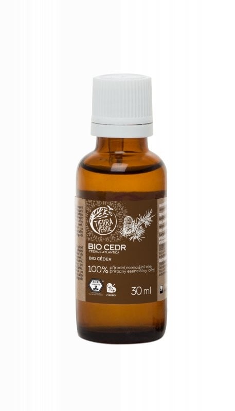 Levně Esenciální olej s vůní cedru BIO Tierra Verde - 30 ml
