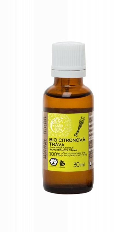 Esenciální olej s vůní citronové trávy BIO Tierra Verde - 30 ml Esenciální olej s vůní citronové trávy BIO Tierra Verde - 30 ml