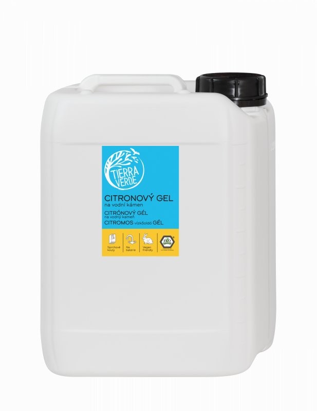 Levně Citronový gel na vodní kámen odstraňující usazeniny Tierra Verde - 5000 ml