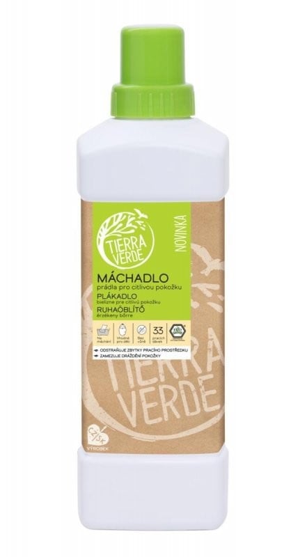 Levně Máchadlo prádla pro citlivou pokožku Tierra Verde - 1000 ml