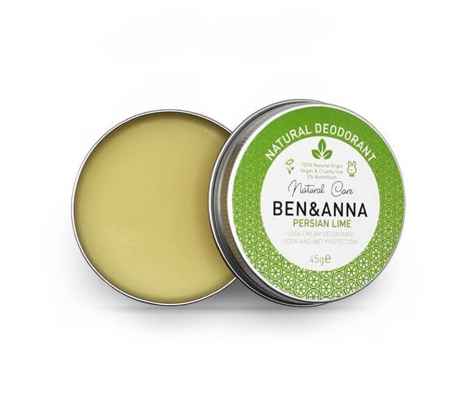 Levně Krémový deodorant perská limetka Ben & Anna - 45 g