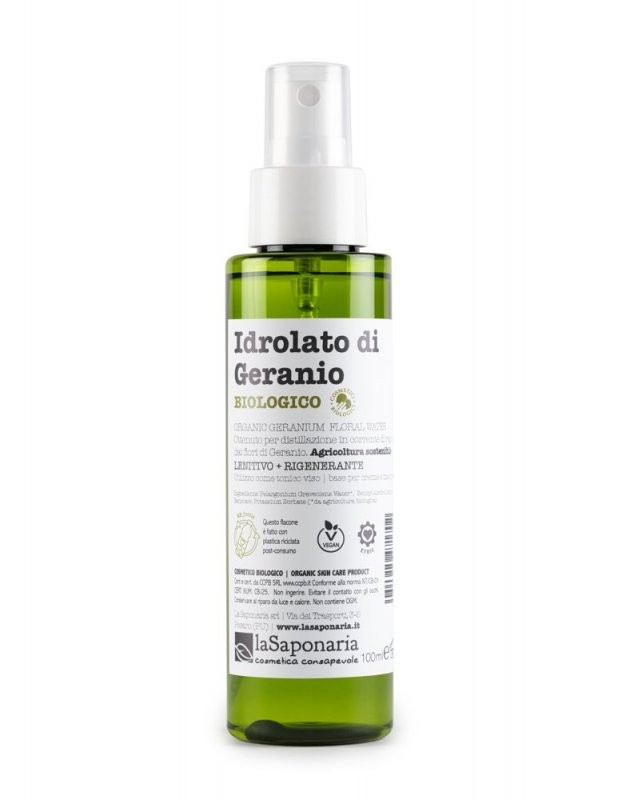 Květová voda z pelargonie vonné (geranium) BIO laSaponaria - 100 ml