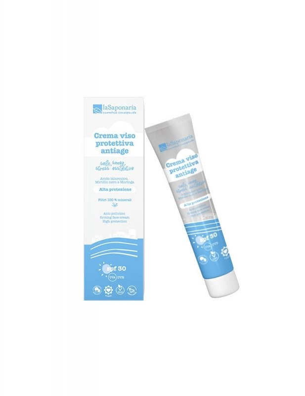 Zpevňující a ochranný pleťový krém SPF 30 BIO laSaponaria - 40 ml