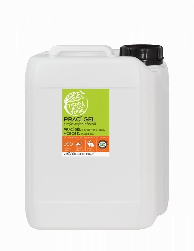 Levně Prací gel s pomerančem inovovaná receptura BIO Tierra Verde - 5000 ml