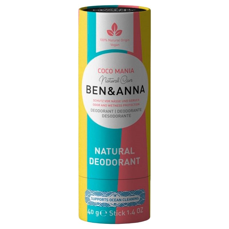 Levně Tuhý deodorant kokos Ben & Anna - 40 g