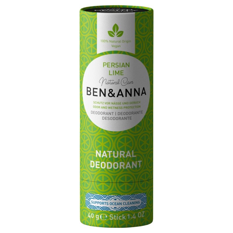 Levně Tuhý deodorant perská limeta Ben & Anna - 40 g