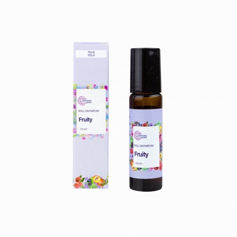 Levně Roll-on olejový parfém s vůní malin, rybízu a vanilky (Fruity) Kvitok - 10 ml