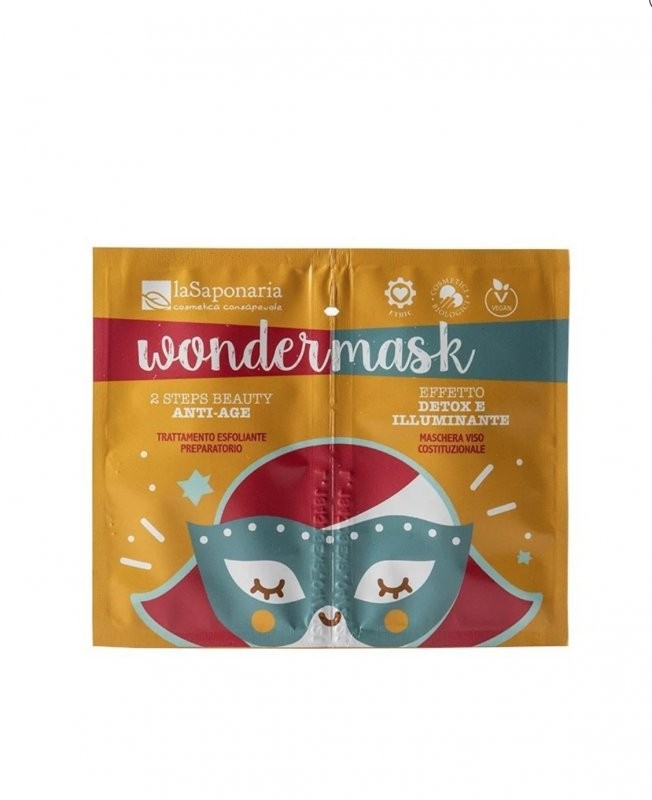 Dvoufázová pleťová maska proti stárnutí (Wondermask) laSaponaria - 8 + 5 ml