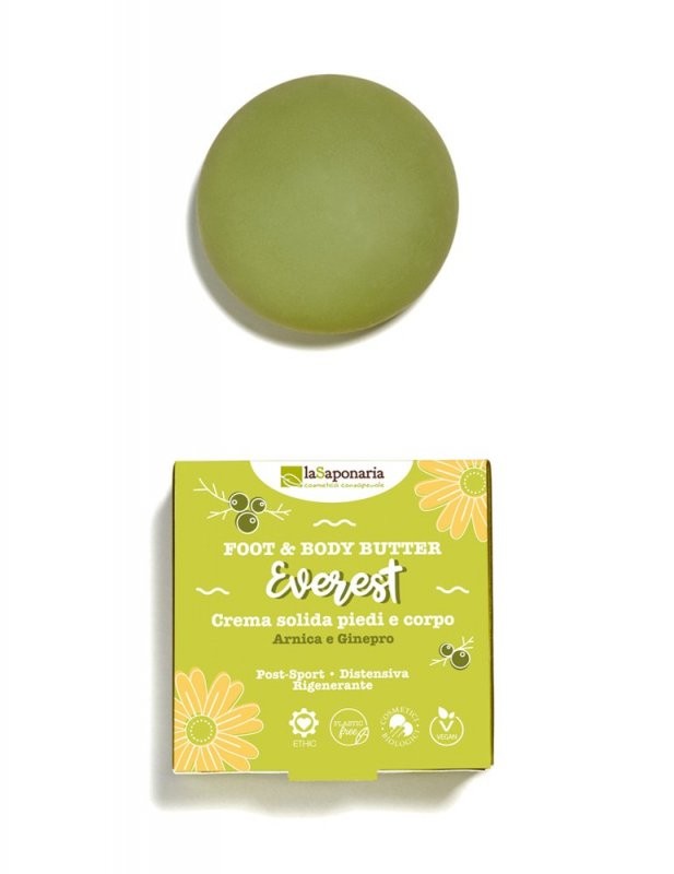Levně Tuhé máslo na nohy a tělo (Everest) laSaponaria - 80 ml