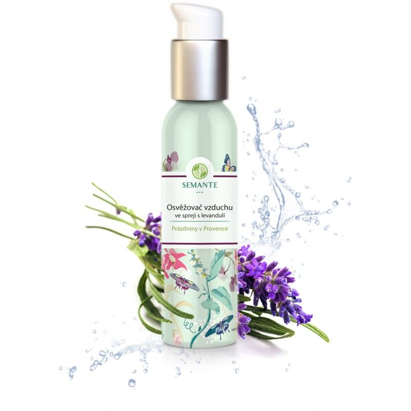 Levně Osvěžovač vzduchu ve spreji s levandulí (Prázdniny v Provence) Semante - 100 ml