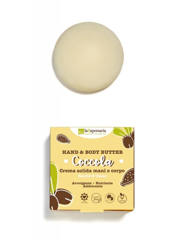 Levně Tuhé máslo na ruce a tělo (Coccola) laSaponaria - 80 ml