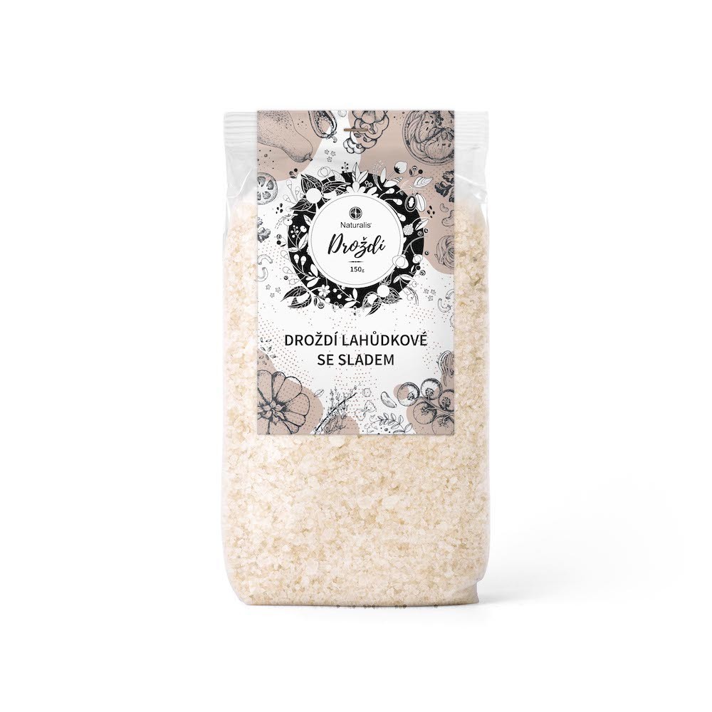 Levně Droždí lahůdkové se sladem Naturalis - 150 g