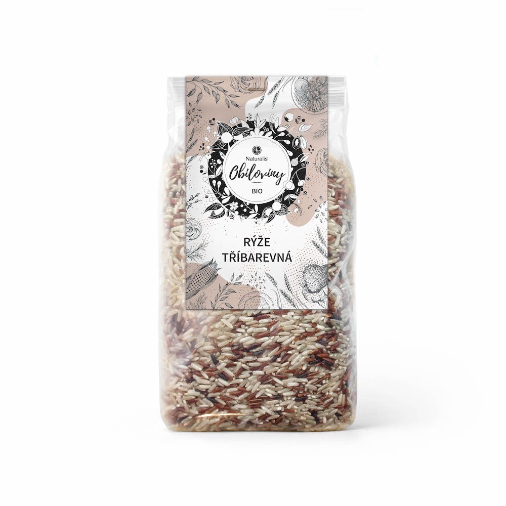 Levně Rýže tříbarevná Naturalis BIO - 500 g