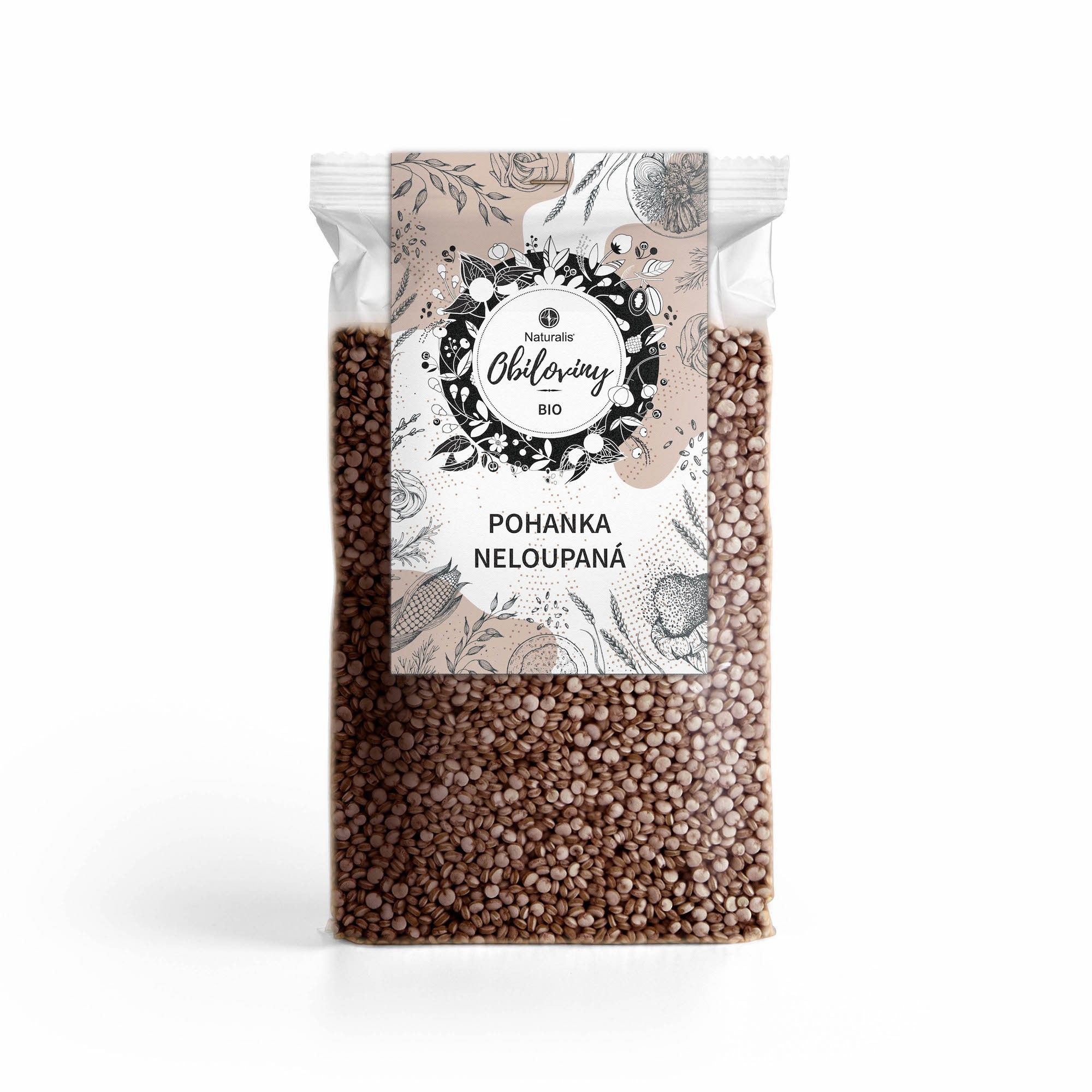 Levně Pohanka neloupaná Naturalis BIO - 400 g