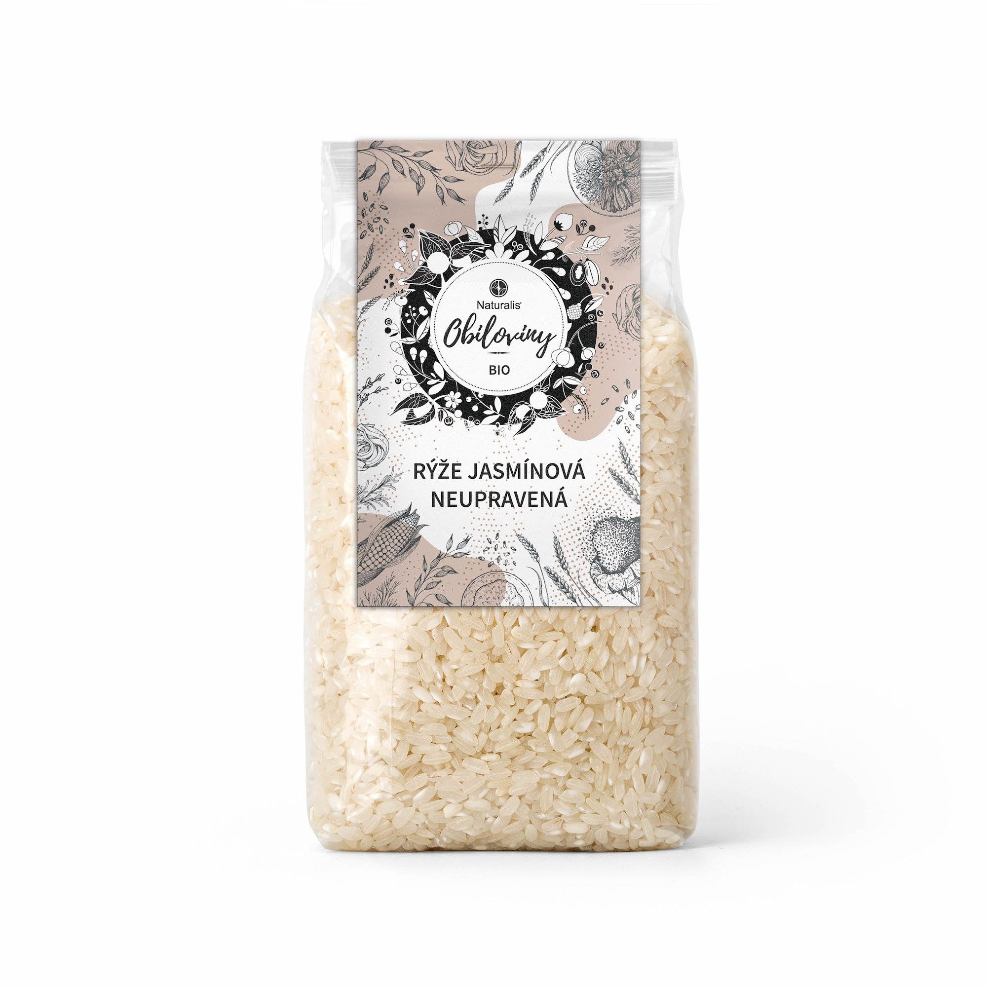 Levně Rýže jasmínová neupravená Naturalis BIO - 500 g
