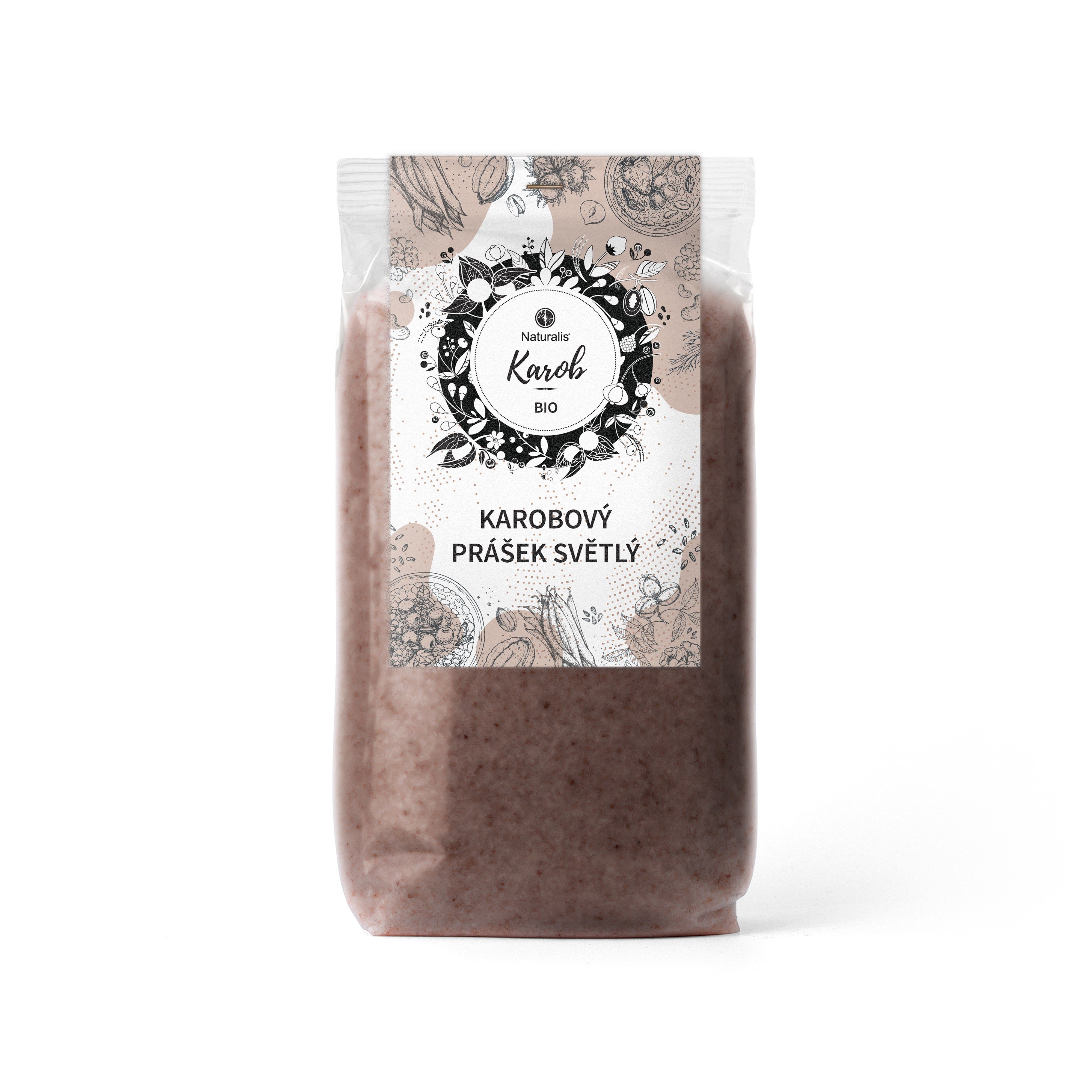 Levně Karobový prášek světlý Naturalis BIO - 500 g