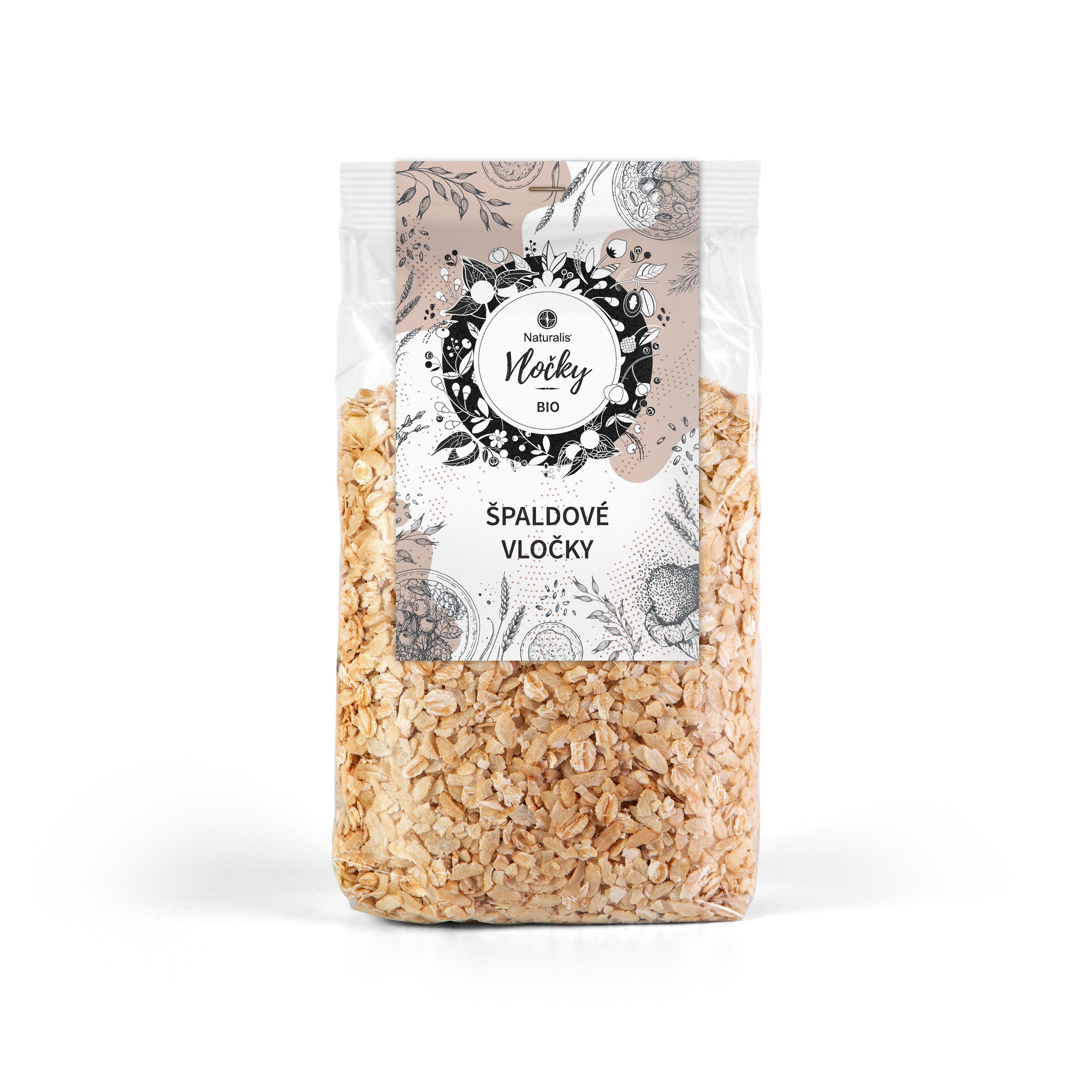 Levně Špaldové vločky Naturalis BIO - 250 g