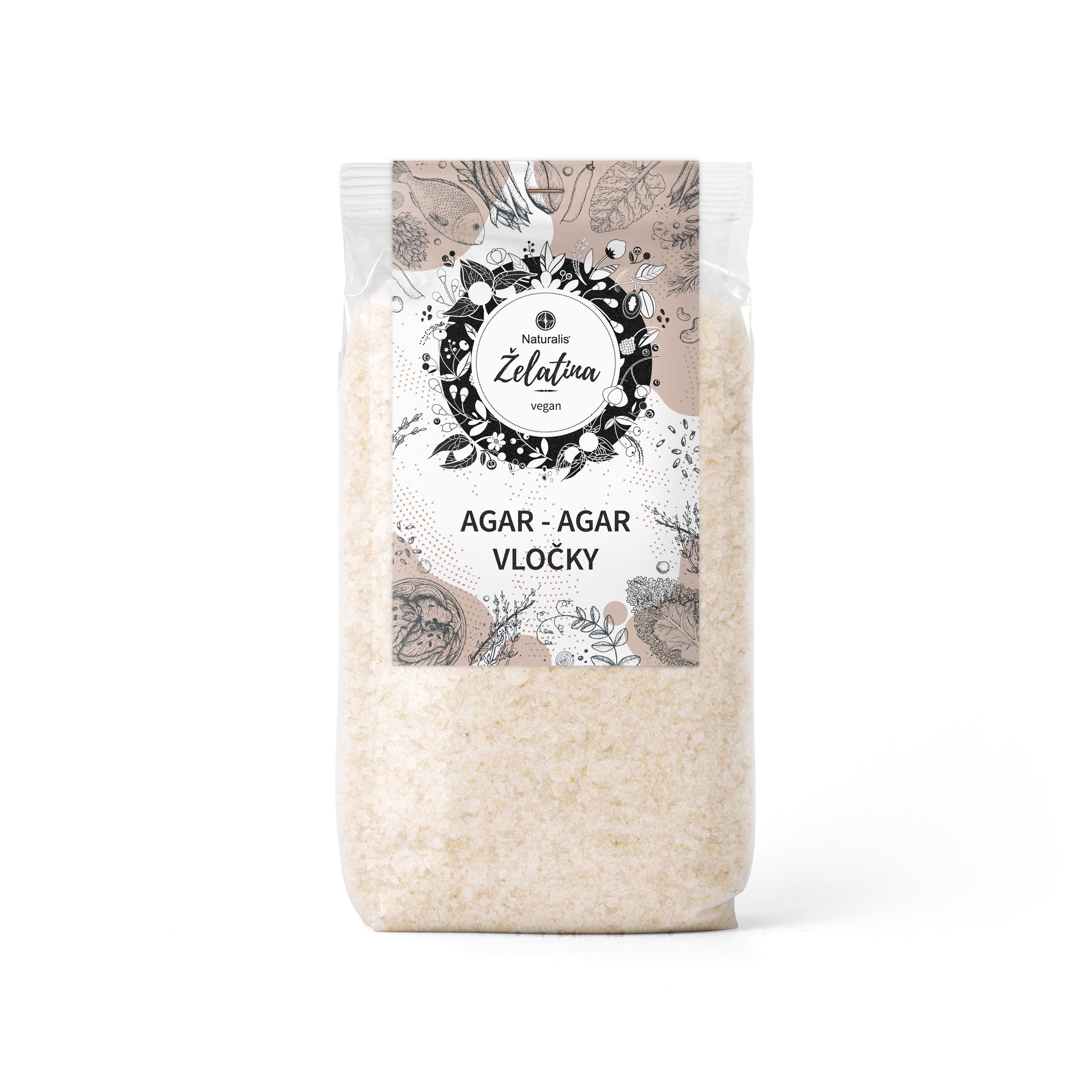 Levně Agar-agar Naturalis (vločky) - 30 g