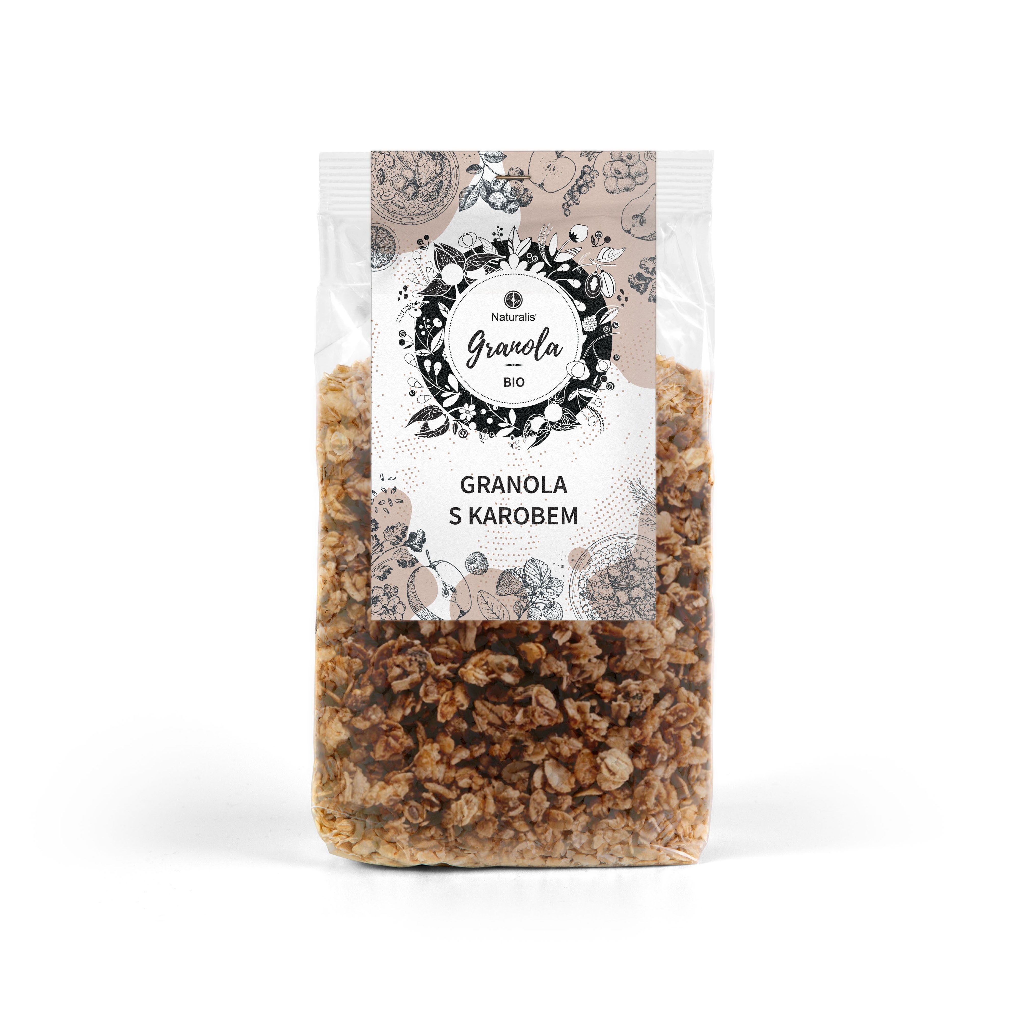 Levně Granola s karobem Naturalis BIO - 350 g