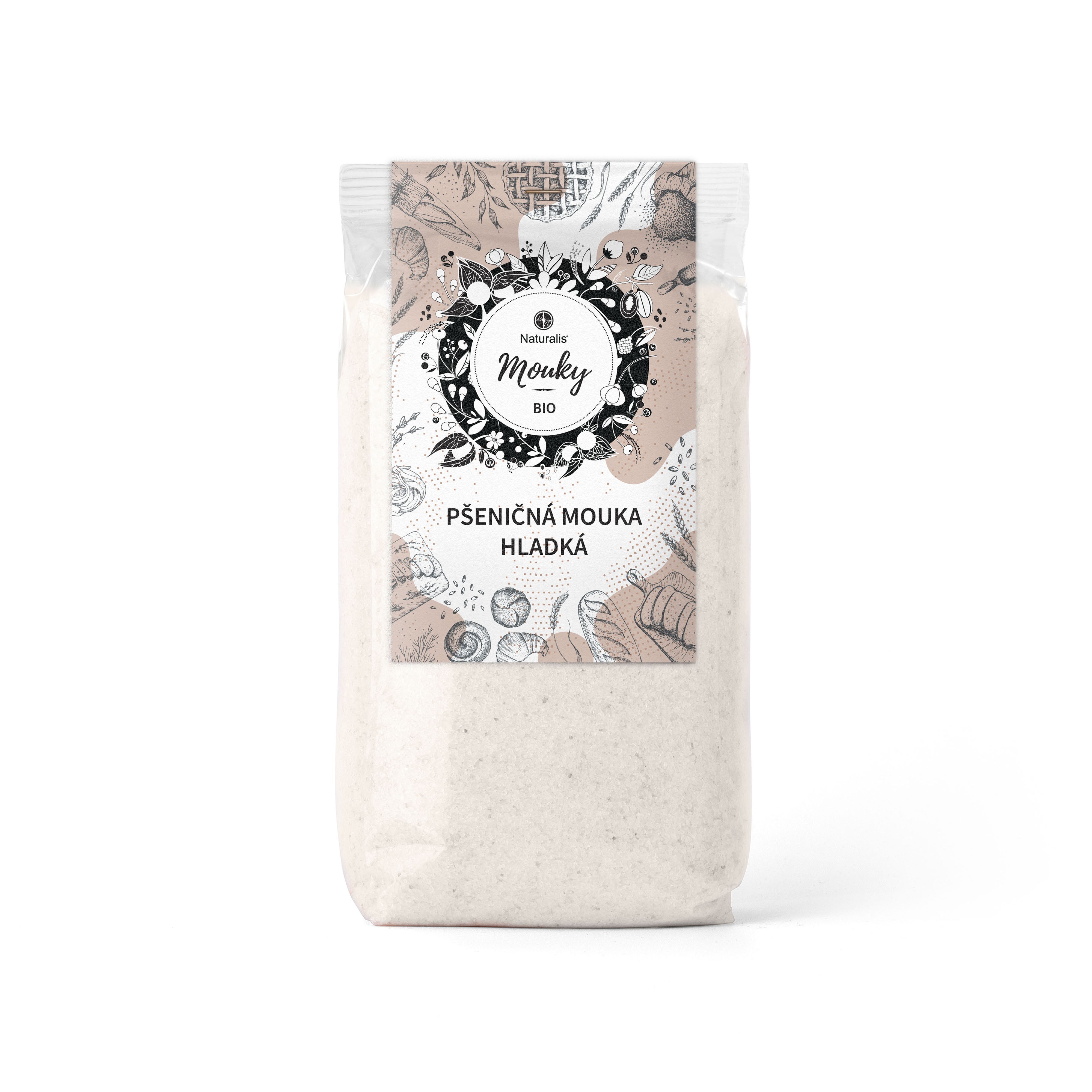 Levně Pšeničná mouka hladká Naturalis BIO - 1 kg