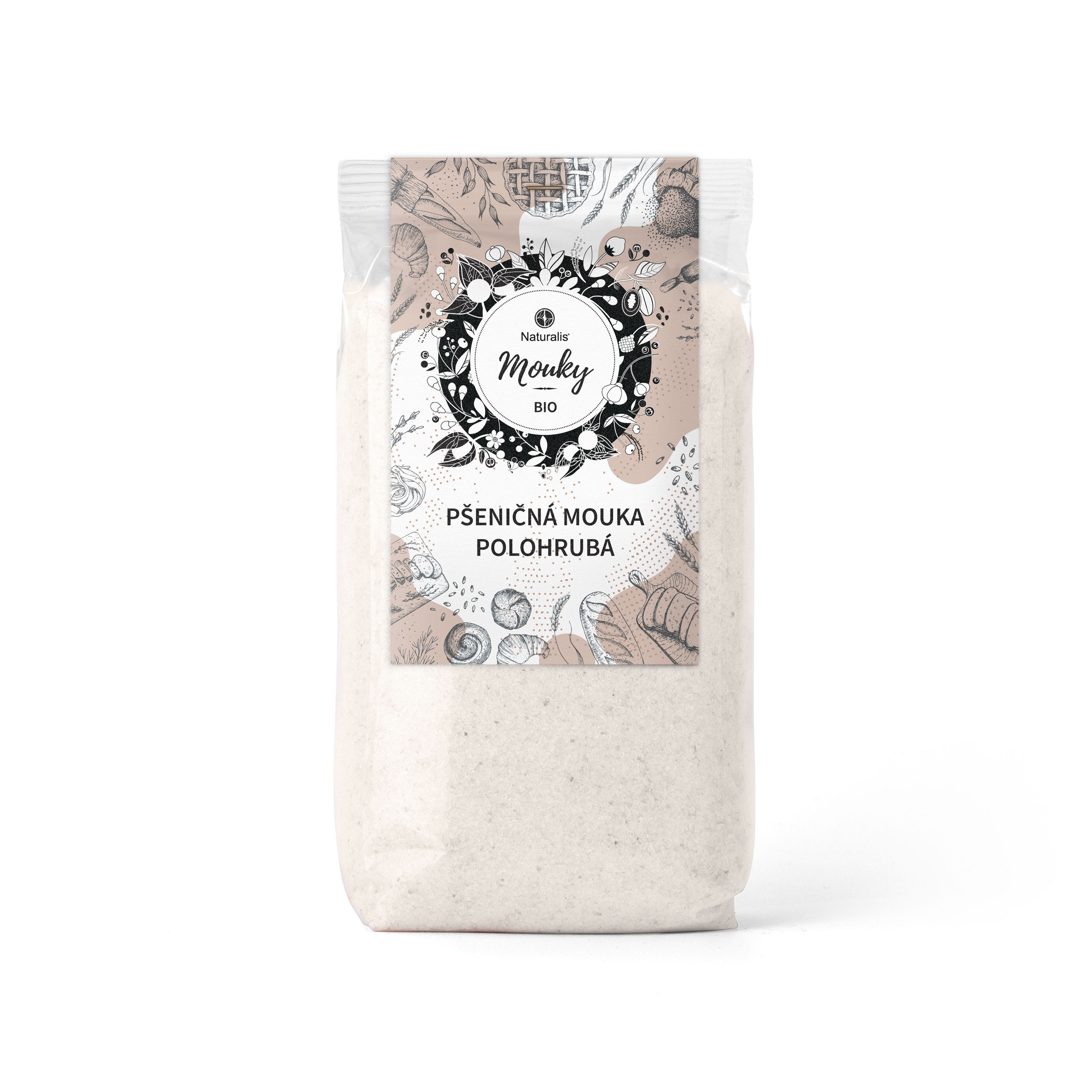Levně Pšeničná mouka polohrubá Naturalis BIO - 1 kg