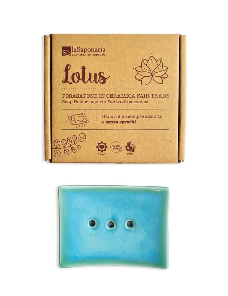 Keramická miska pod mýdlo Lotus laSaponaria