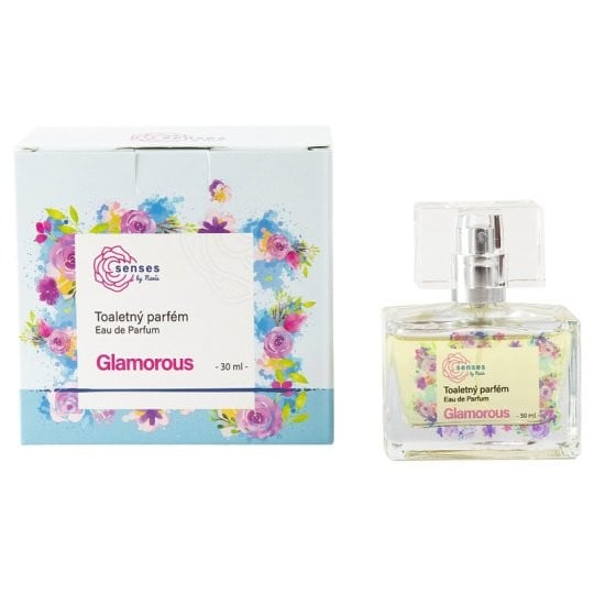 Levně Toaletní parfém Glamorous s vůní pomeranče, jasmínu a vanilky Kvitok - 30 ml