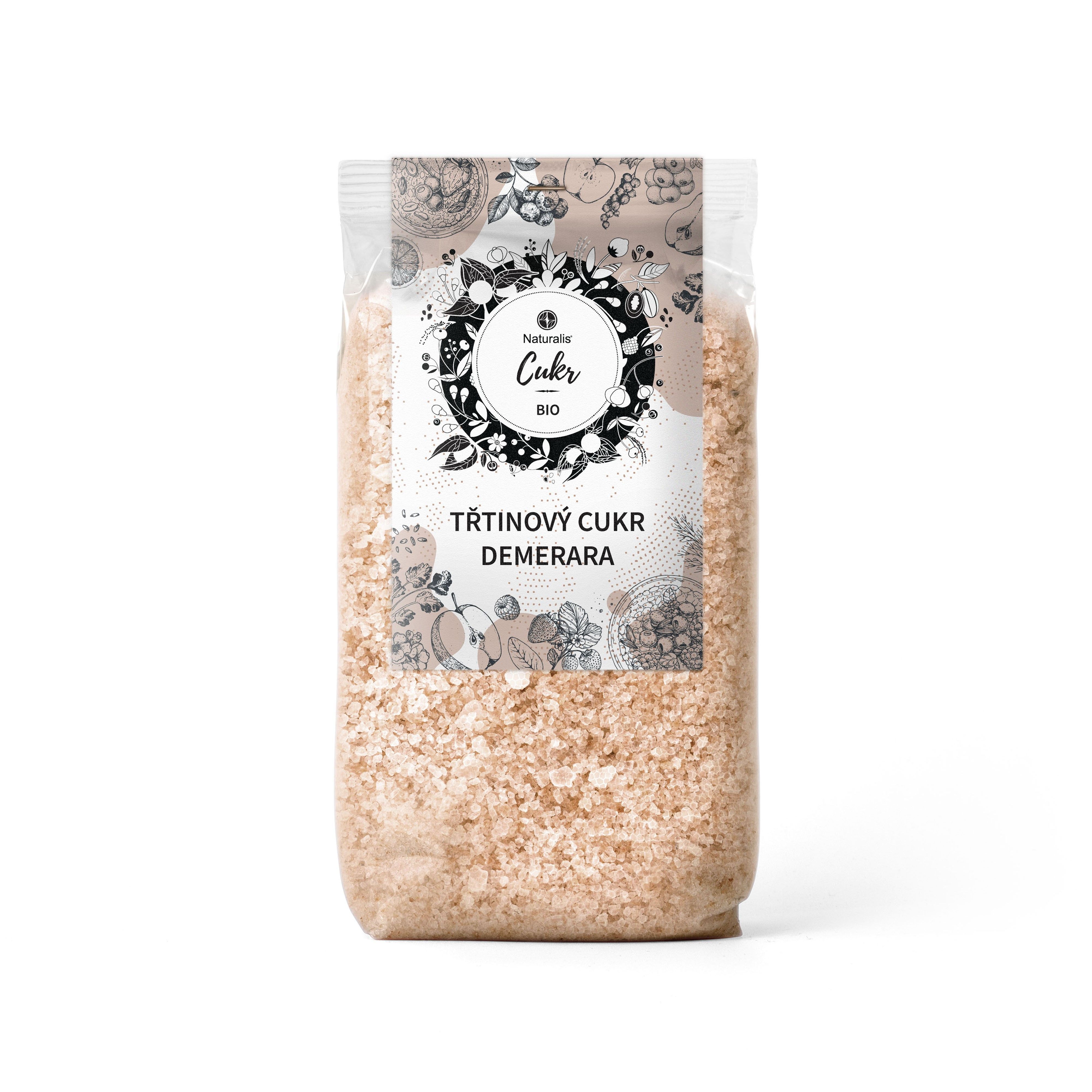 Levně Třtinový cukr (Demerara) Naturalis BIO - 500 g