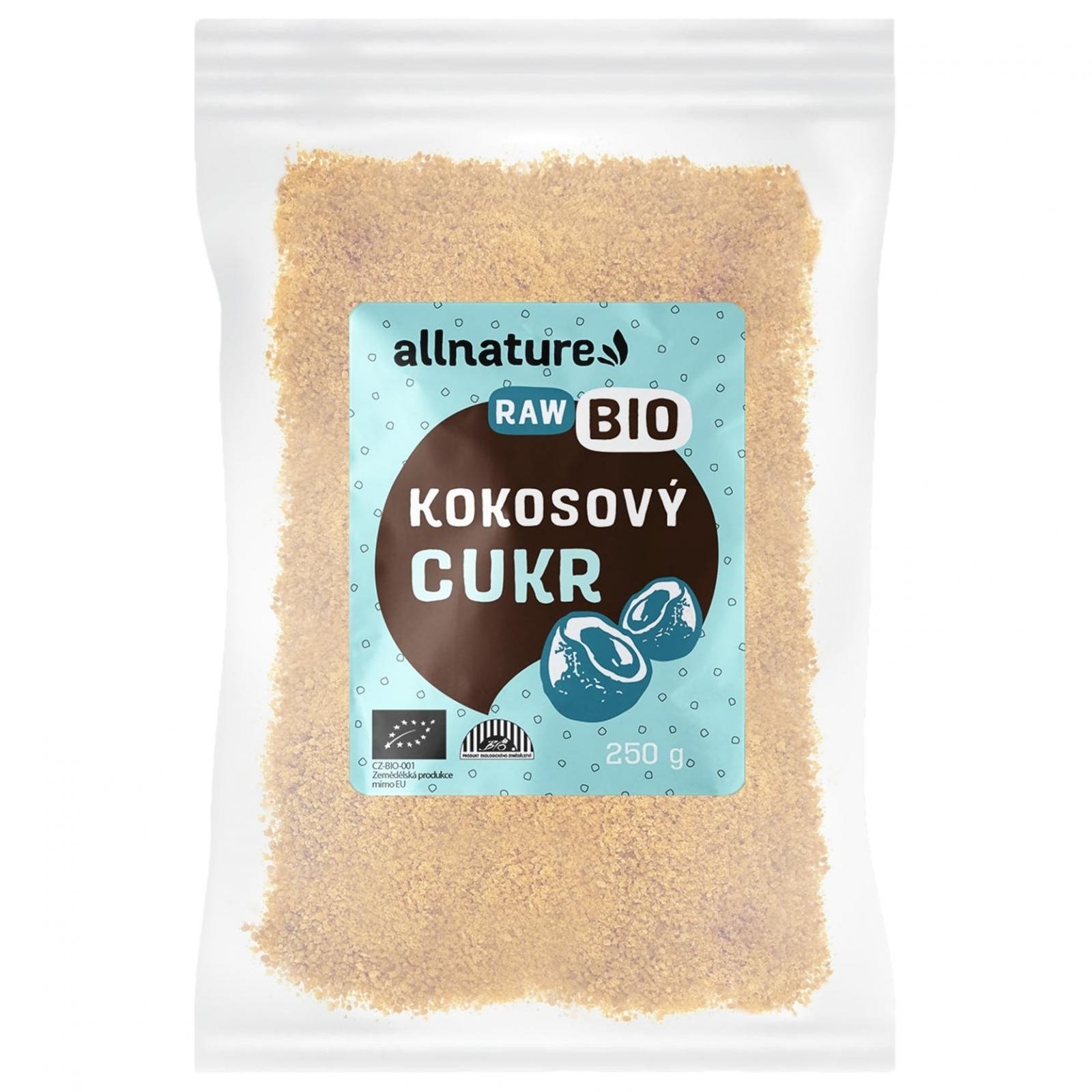 Levně Kokosový cukr BIO Allnature - 250 g