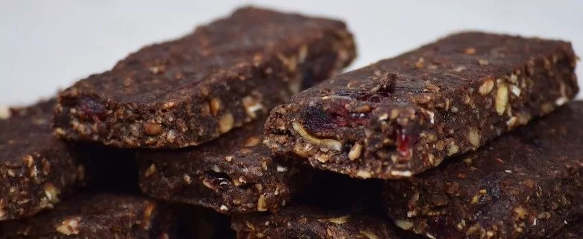 Raw sušenky s kakaovými boby