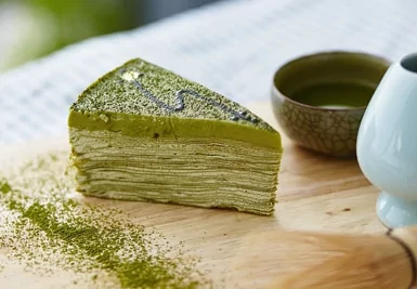 Matcha cheesecake